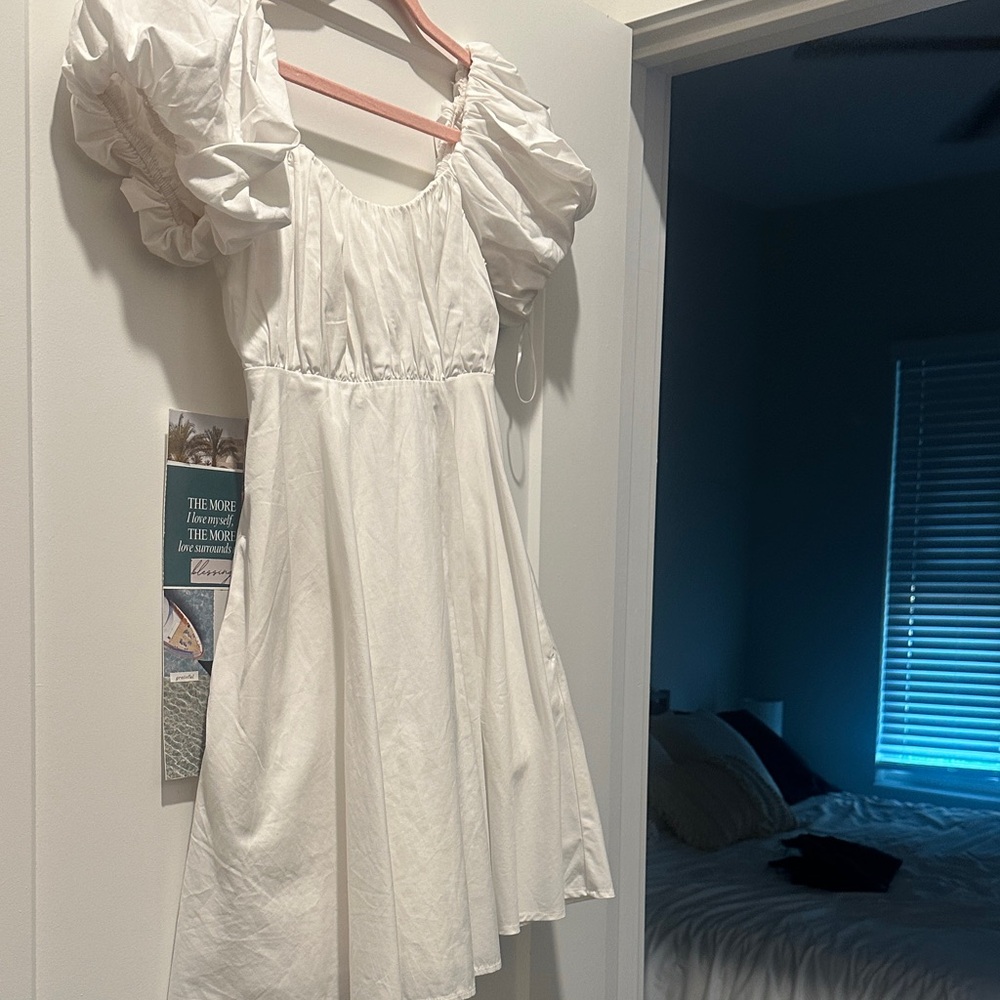 Abercrombie & Fitch White Mini Dress